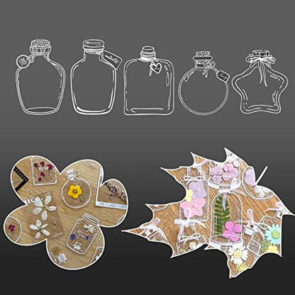 Kaluofan Dried Flower Bookmarks Kit, 20pcs Large Size DIY Bookmarks Maker, Handmade Transparent Beautiful Flower Page Markers by Kaluofan