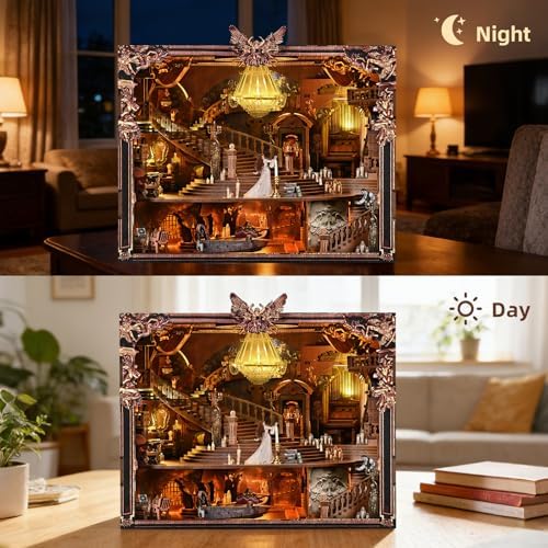 MiniCity Phantom of the Opera DIY Book Nook Kit for Adult, Miniature Puzzle - Image 5
