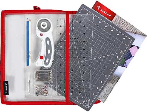 SINGER Learn to Quilt Sewing Kit for Beginners and Adults with Rotary Cutter, Cutting Mat, Acrylic Ruler, and More - Image 3