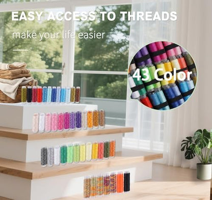 StiVerse 189 Pcs Sewing Kit for Adults, Beginners, 43 Color - Image 3