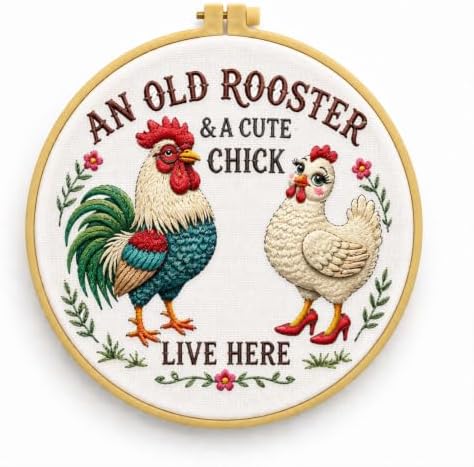 niurenmaoyi Rooster Embroidery Kit for Adults,Needlepoint Kit by Unknown