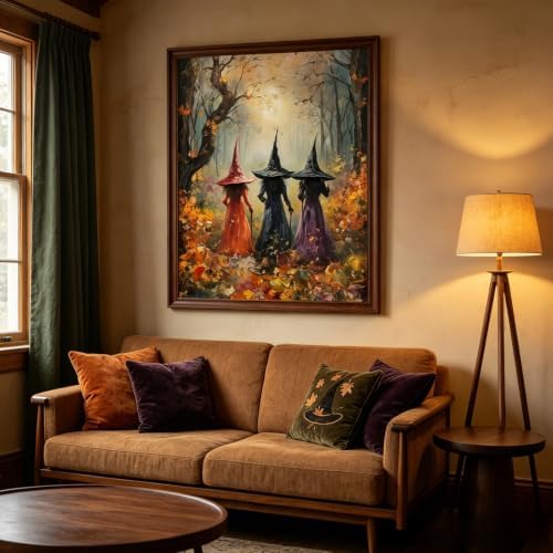 CSZPPQAF Halloween Witch Paint by Numbers Kits for Adults Beginners - Image 2