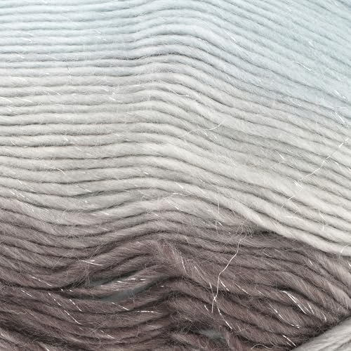 Loops & Threads Facets Yarn - Yarn for Knitting, Crochet, Weaving, and Arts & Crafts - Slate, Acrylic, 3.5 oz - Image 2