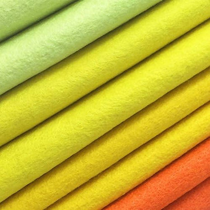 4pcs Thick 1.4mm Soft Felt Fabric Sheet Assorted Color Felt Pack DIY Craft Sewing Squares Nonwoven Patchwork (92x90cm Yellow) - Image 3