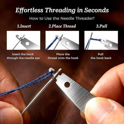 LIBLAIN Mini Sewing Kit with Big Eye Steel Needles for Adults and Beginners - Image 5