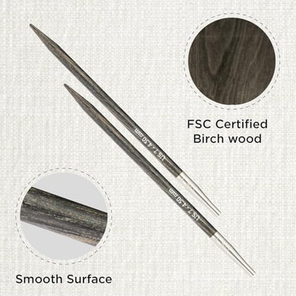 KnitPro Dreamz Interchangeable Circular Needles 4" (10cm) | US Size 7 (4.5mm) - Image 2