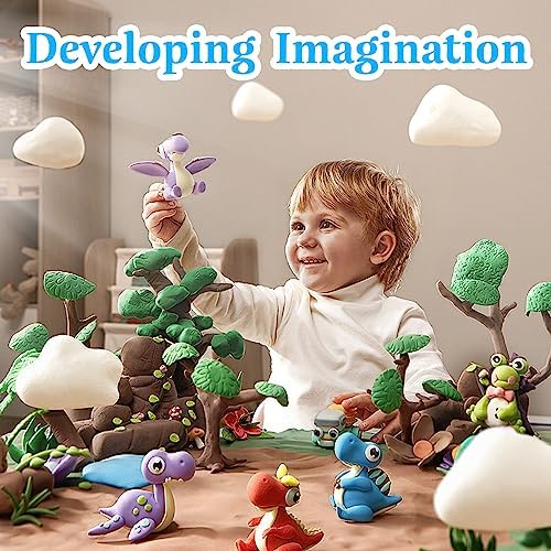 36 Colors Air Dry Clay, Modeling Clay for Kids DIY Starter Kits, Model Magic, Non-Sticky,with Sculpting Tools, Great Gift for Children, Adults and Artists - Image 6