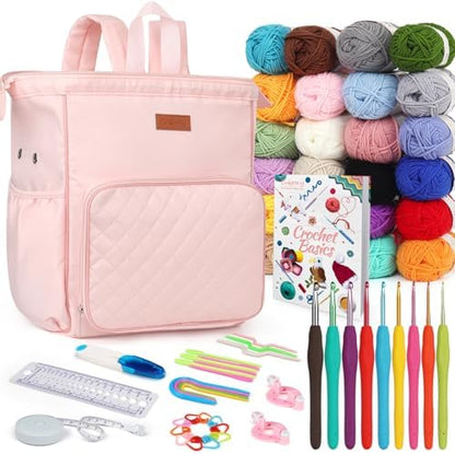 Coopay All-in-One Crochet Kit for Beginners Adults Kids-Ideal Crochet Gift by Coopay