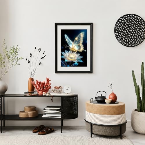 Light and Butterfly Stamped Cross Stitch Kits for Beginner 12x16 Inch - Image 2