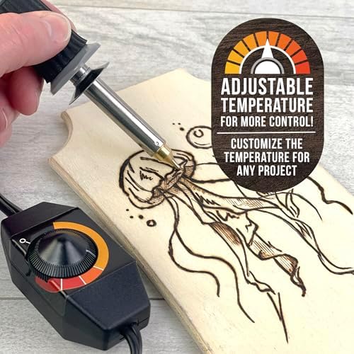ArtSkills Wood Burning Tool Kit 16 Piece Adjustable Temp Wood Burning Pen - Image 5