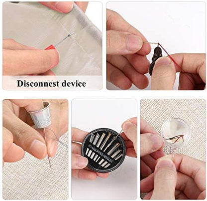 Sewing Kit, Sewing Kit for Adults, Needle and Thread Kit, Travel Sewing Supplies, Large 128PCS, Basic, Beginner Sewing Kits, Contains Sewing Needles, Thread etc(L) - Image 3