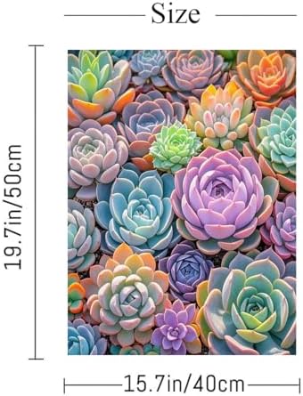 ACIOPPL Paint by Numbers for Adults Beginner Succulents Plant 16 x 20 Inch - Image 5