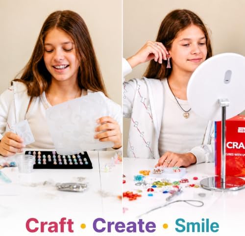 ESAM Group Deluxe UV Resin Jewelry Making Kit for Kids, Teens & Beginners - Image 7