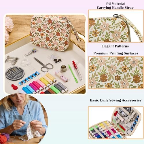 Bobode Travel Cute Sewing Kit with 18 Colors Sewing Thread - Image 3