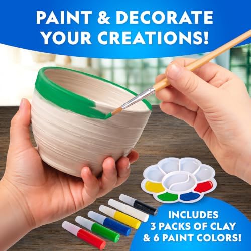 National Geographic Junior Pottery Wheel for Kids Arts & Crafts Kit - Image 4