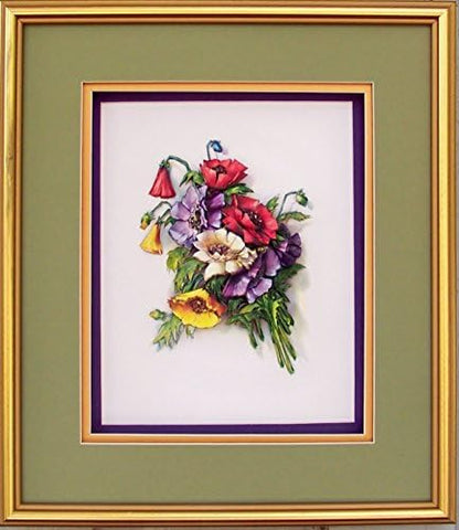 DSC Flower Nosegay III - Paper Tole 3D Decoupage Craft Kit Size 8x10 K51338 (The Additional Pictures Show Examples This Craft Kit Assembled and Framed in a Shadow Box Frame) - Image 2