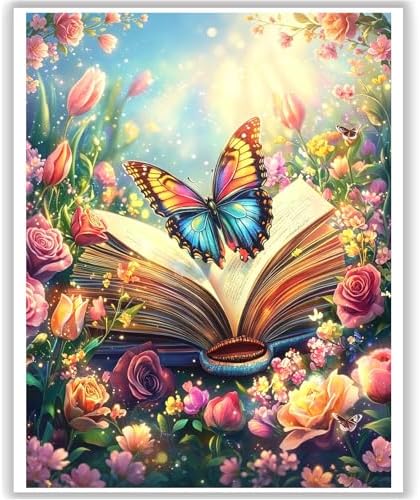 Book Paint by Numbers Kit for Adults, Paint by Number for Adults 16x20 Inch by HITO