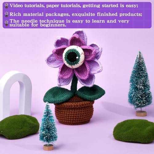Yizzvb Crochet Kit Beginners Crochet Starter Kits Knitting Supplies - Image 5