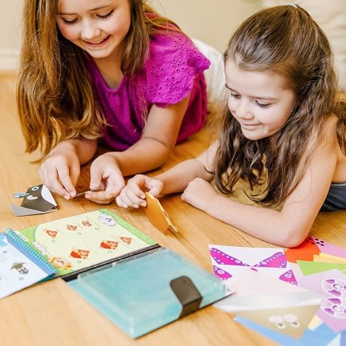 Melissa & Doug On The Go Origami Animals Craft Activity Set - 38 Stickers, 40 Origami Papers - Image 2