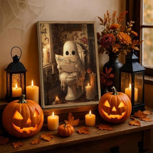 AIBOERL Paint by Numbers Kit for Adults Beginner,HalloweenGhost,12X16In - Image 2