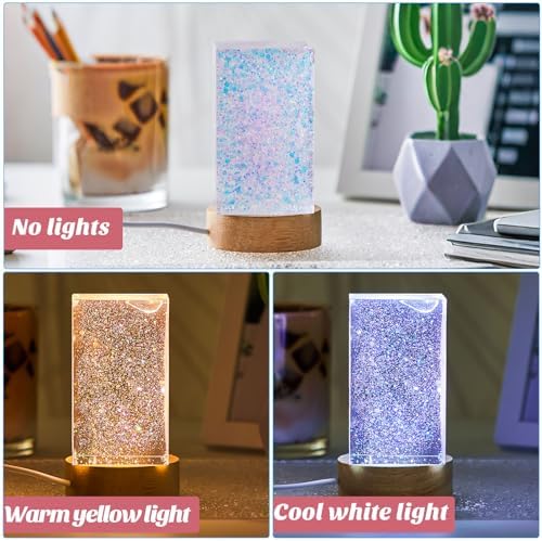 Honoson Light Resin Mold Set, USB Base, 2 x 3.5 Inches - Image 3