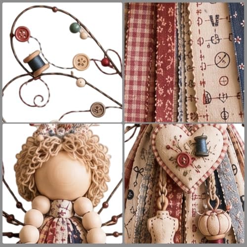 Fabric Angel Wall Hanging Kit, DIY Macrame Craft for Adults Beginners - Image 7