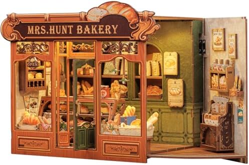 CUTEBEE Book Nook, DIY Miniature House Kit, Bakery Dessert Shop Booknook by CUTEBEE