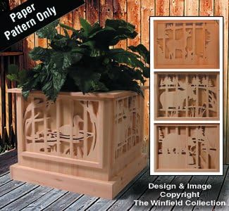 Scenic Plant Box Woodworking Project Plan Combo - Image 2