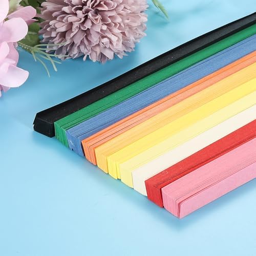 PATIKIL 180 Sheets Origami Stars Papers Double Sided Orange L24cm 10 Colors for Arts Crafts, DIY Gift Decor - Image 4