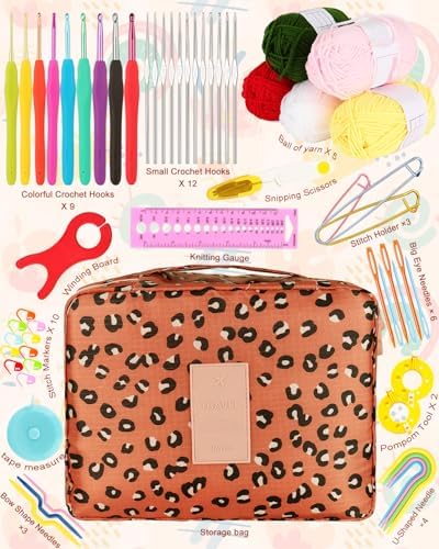Coopay Crochet Kit for Beginners Adults Kids w/Step-by-Step Instructions - Image 2
