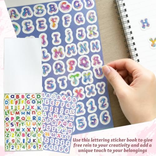 1900+Pcs Alphabet Letter Stickers Book for Journal Scrapbook Stickers - Image 3