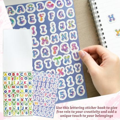 1900+Pcs Alphabet Letter Stickers Book for Journal Scrapbook Stickers - Image 3