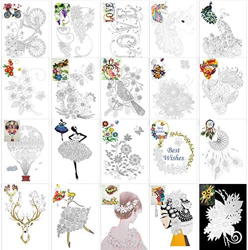 Konsait 20 Pack Paper Quilling Accessories Kit - Quilling Supplies for Adults - DIY Drawing Handcraft by Konsait