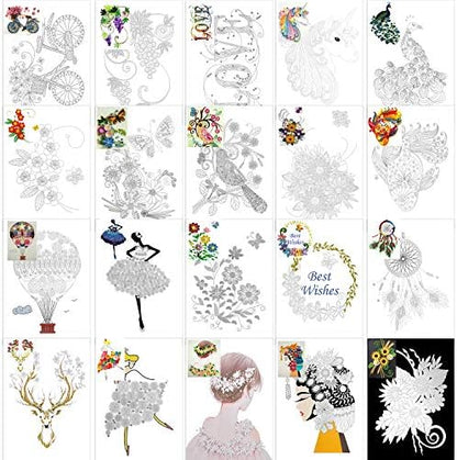 Konsait 20 Pack Paper Quilling Accessories Kit - Quilling Supplies for Adults - DIY Drawing Handcraft by Konsait