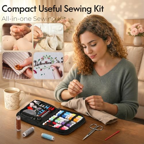 Coquimbo Sewing Kit for Adults, Christmas Stocking Stuffers for Teen Girls - Image 3