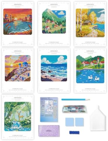 forever young Landscape Wonderland Small Diamond Art Kits, 5x7 Inch Canvas by FOREVERYOUNG