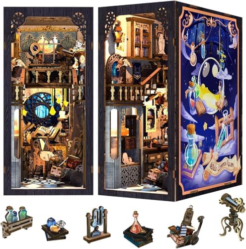 Fsolis Book Nook Kit, Booknook Magic (Nebula Common Room) by FsolisDIYDollhouse