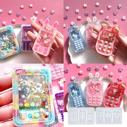Resin Shaker Molds Seal Films, Applicator 8-kit for Mobile Phones Keychain - Image 4