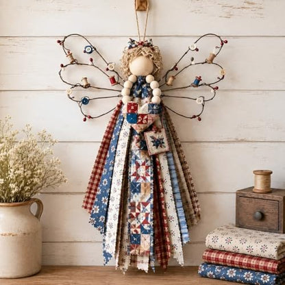Angel Fabric Hanging DIY Kit Macrame Wall Weaving Craft for Adults by Unknown