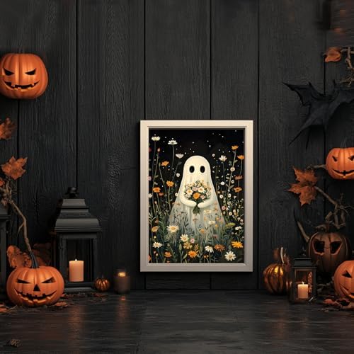 hkejoi Ghost Paint by Numbers Kit for Adults, 16x20 in - Image 3