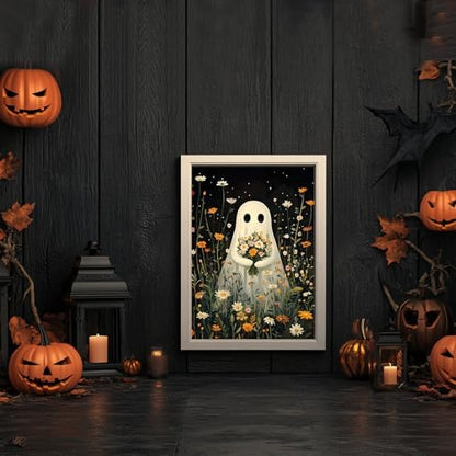 hkejoi Ghost Paint by Numbers Kit for Adults, 16x20 in - Image 3