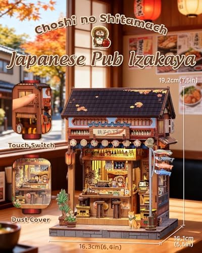 CUTEBEE Book Nook Kit, DIY Miniature House Japanese Izakaya for Adults - Image 2