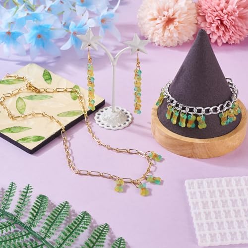 Dog Bone Silicone Mold Resin Earring Molds Cute UV Resin Molds for Keychain Making Kit for Women DIY Earring Bracelet Necklace Jewelry Making - Image 3