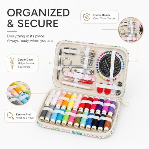 Saiveina Sewing Kit, Sewing Kit for Adults, Mini Sewing Kits - Image 4