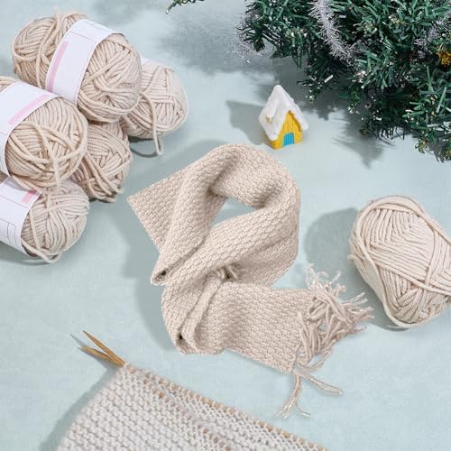 WEBEEDY Scarf Knitting Kit Complete Knitting Starter Kit for Adults, Learn to Knit Scarf Set with Yarn, Knit Needles, Detailed Video Tutorial for Beginners Craft Set Supplies - Image 5
