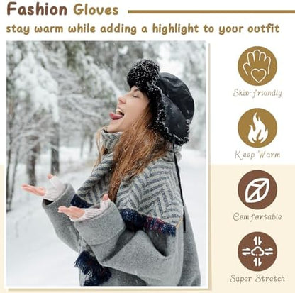 GliCraft Knitting Kit for Beginners Learn to Knit Kit for Adults Gloves Starter Bundle with Step-by-Step Instructions Includes Wool Yarn, Needles & Accessories(Grey) - Image 6