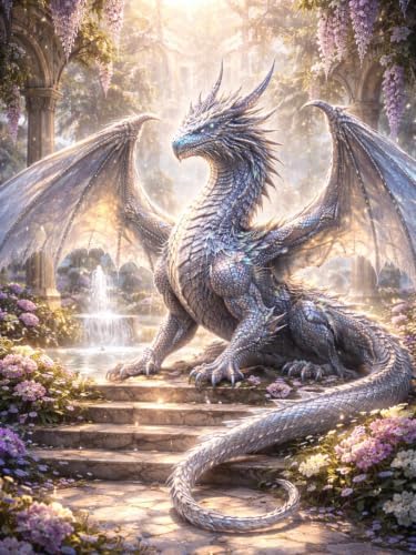 Diamond Art Kits for Adults, Dragon Diamond Art Painting Kits for Adults by croshom