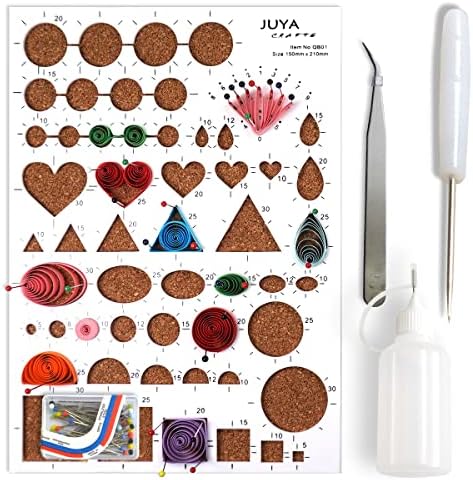 JUYA Paper Quilling Kit 960 Strips with 14 Tools, Pink Set, 3mm - Image 3