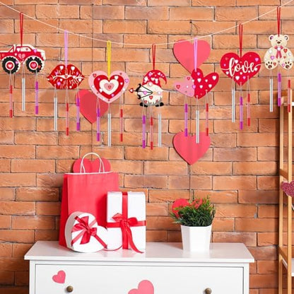 JellyArch Valentine 30 Pack DIY Wind Chime Kit Art and Crafts - Image 6