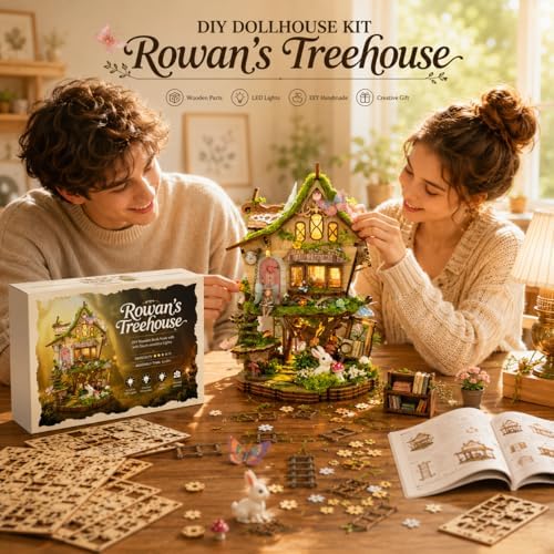 Spilay DIY Miniature House Kit for Adults, Miniature Dollhouse Kit - Image 5